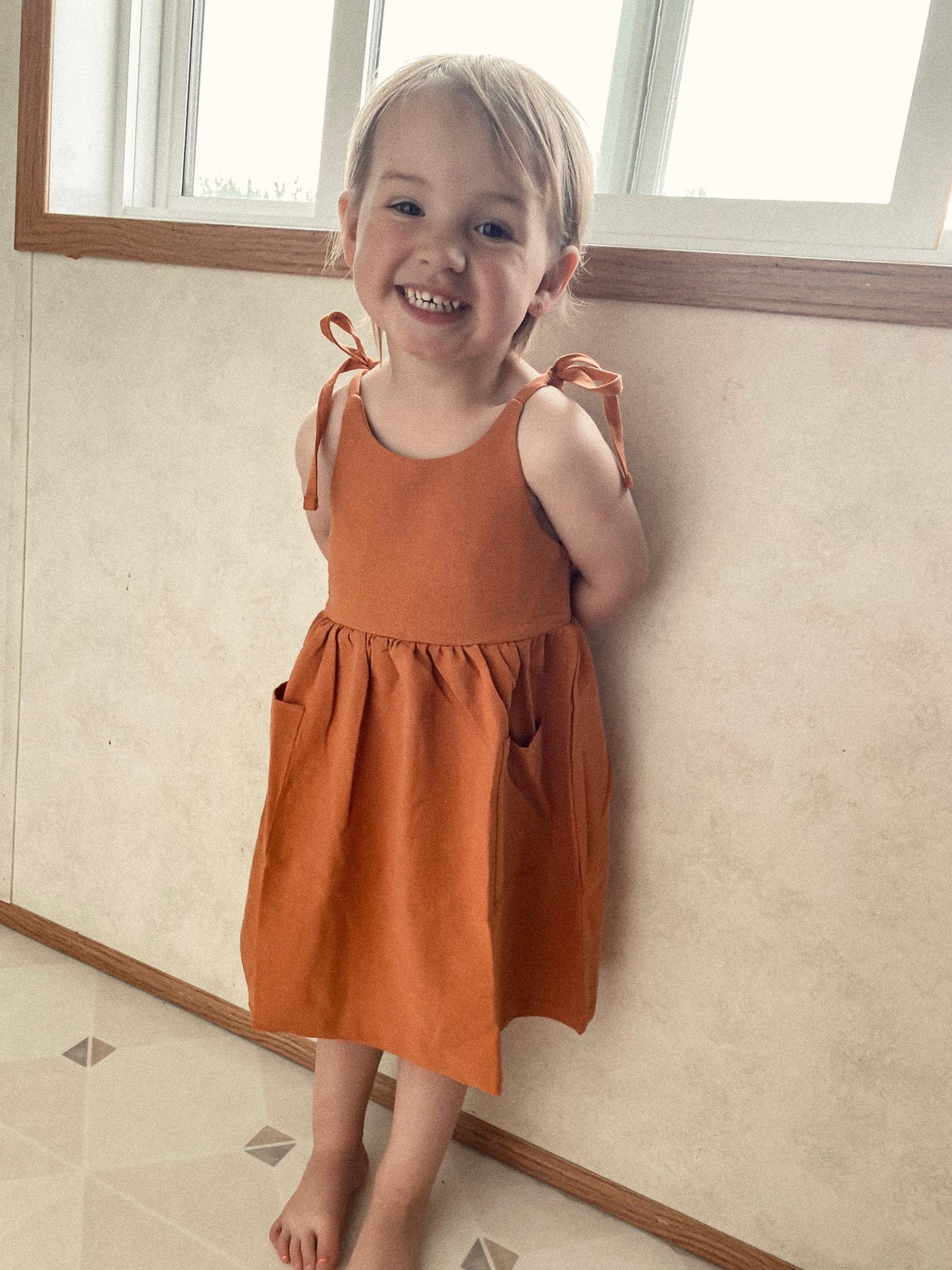 BellaSeraBaby® Summer Toddler Girl Dress Cotton with Pocket