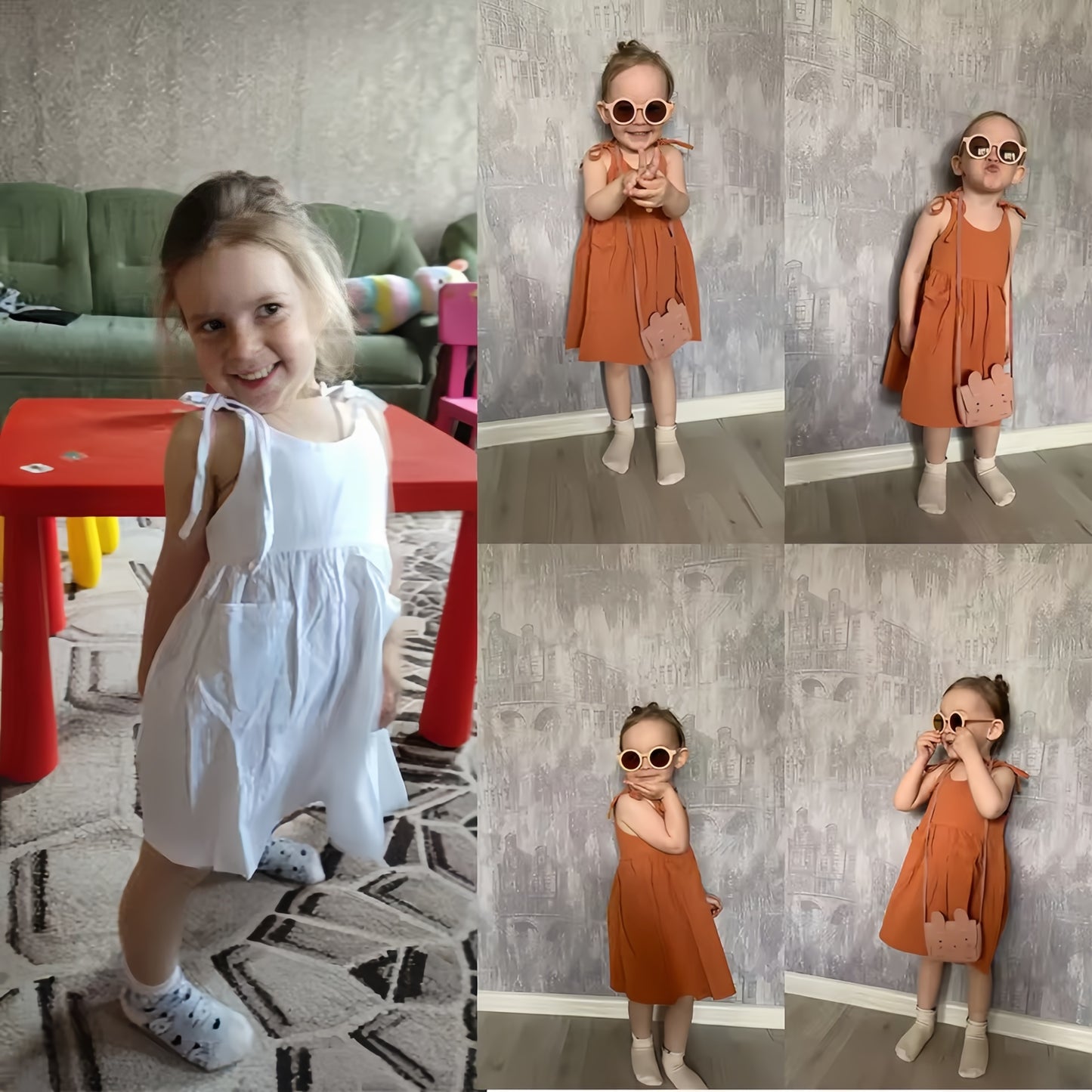 BellaSeraBaby® Summer Toddler Girl Dress Cotton with Pocket