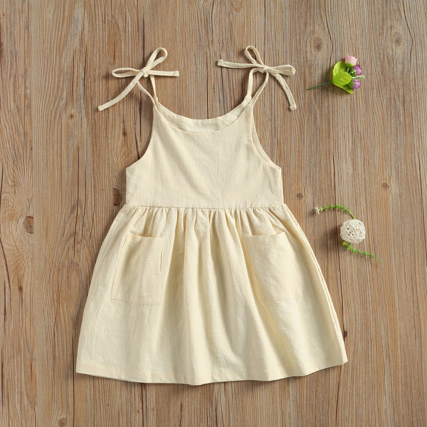 BellaSeraBaby® Summer Toddler Girl Dress Cotton with Pocket