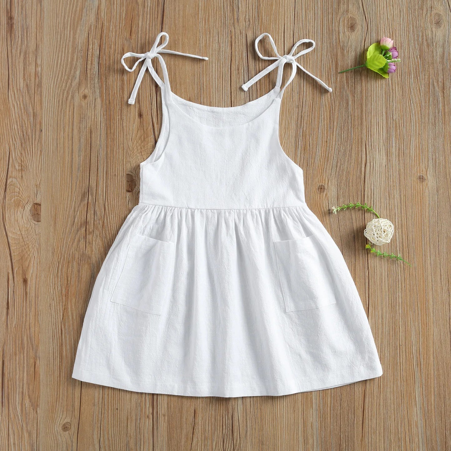 BellaSeraBaby® Summer Toddler Girl Dress Cotton with Pocket